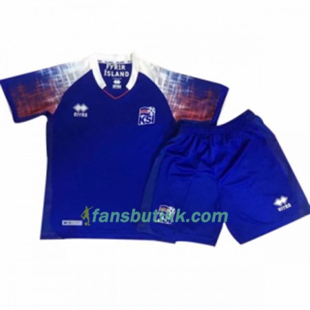 Fotball-VM 2018 Island drakt Barn Hjemmetrøye